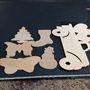 Wooden Craft Shapes Set